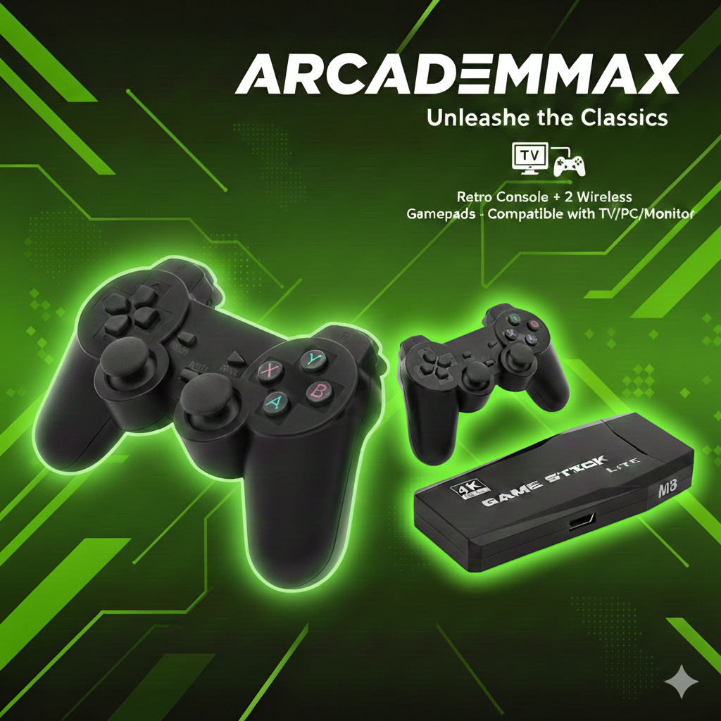 Consola retro Gamer + 2 Mandos