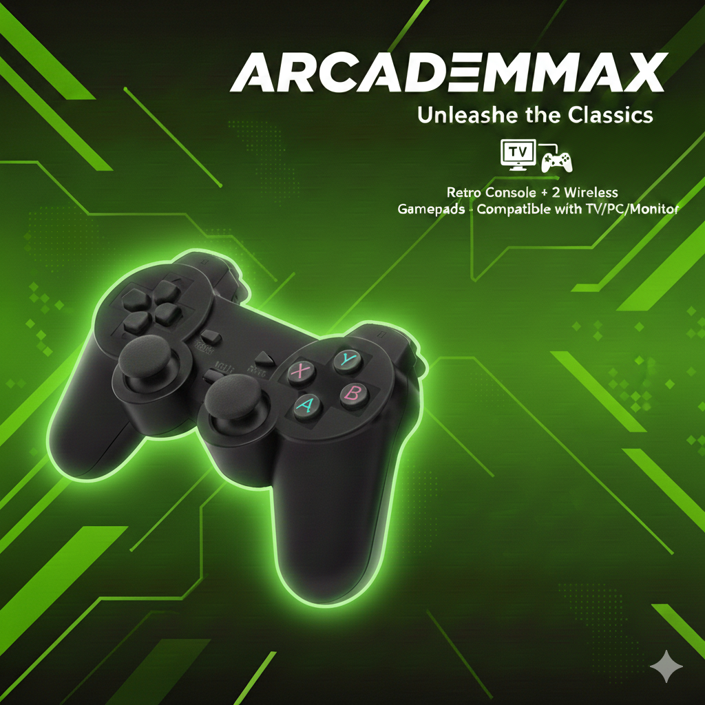 Consola retro Gamer + 2 Mandos